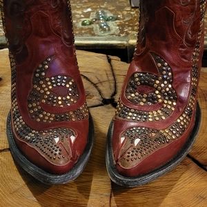Old Gringo Snake Design Women's Boots. Ankle Boots